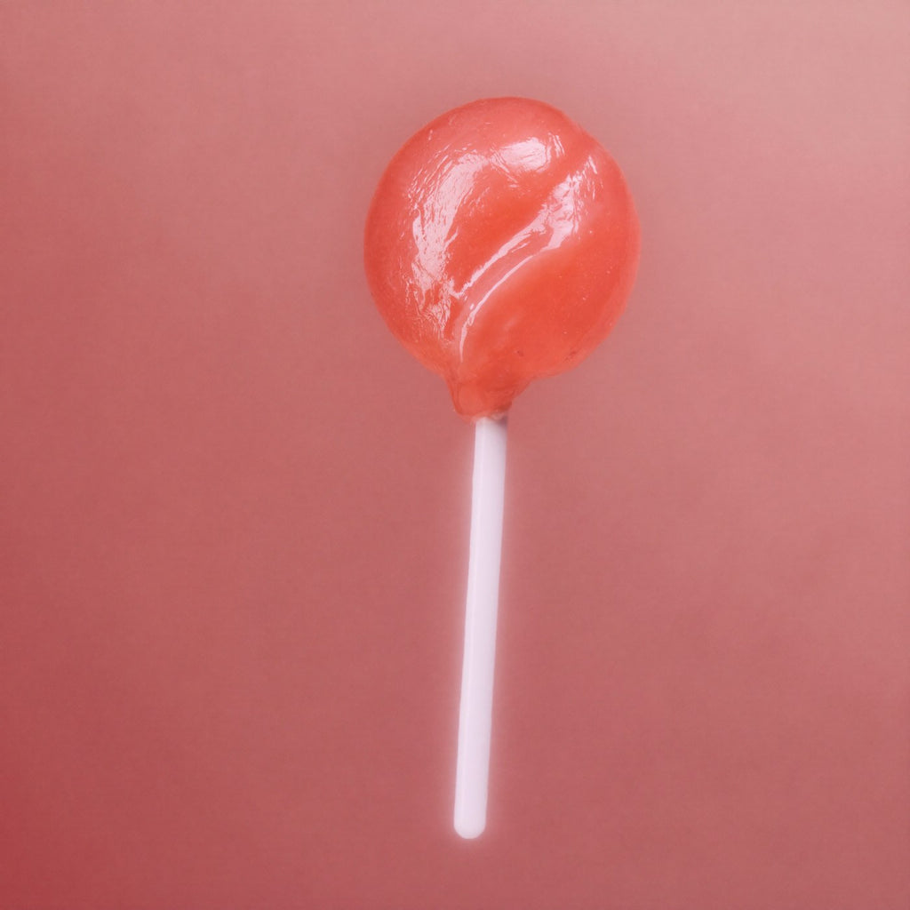 Collagen lollipop close-up